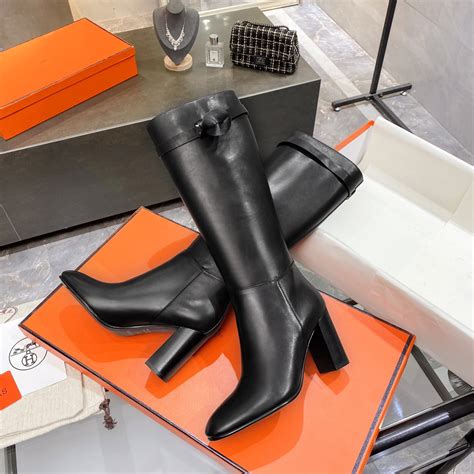 Hermes high heel boots